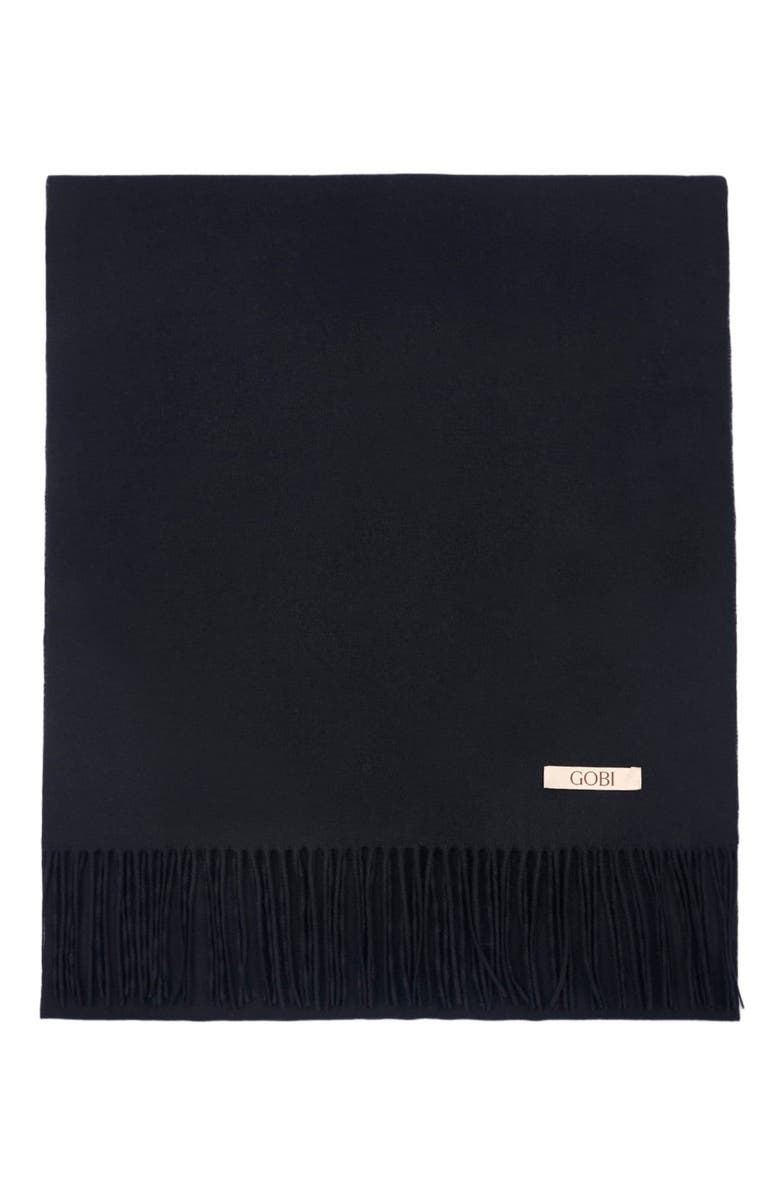 GOBI Mongolian Cashmere Cashmere Twill Shawl, Main, color, 