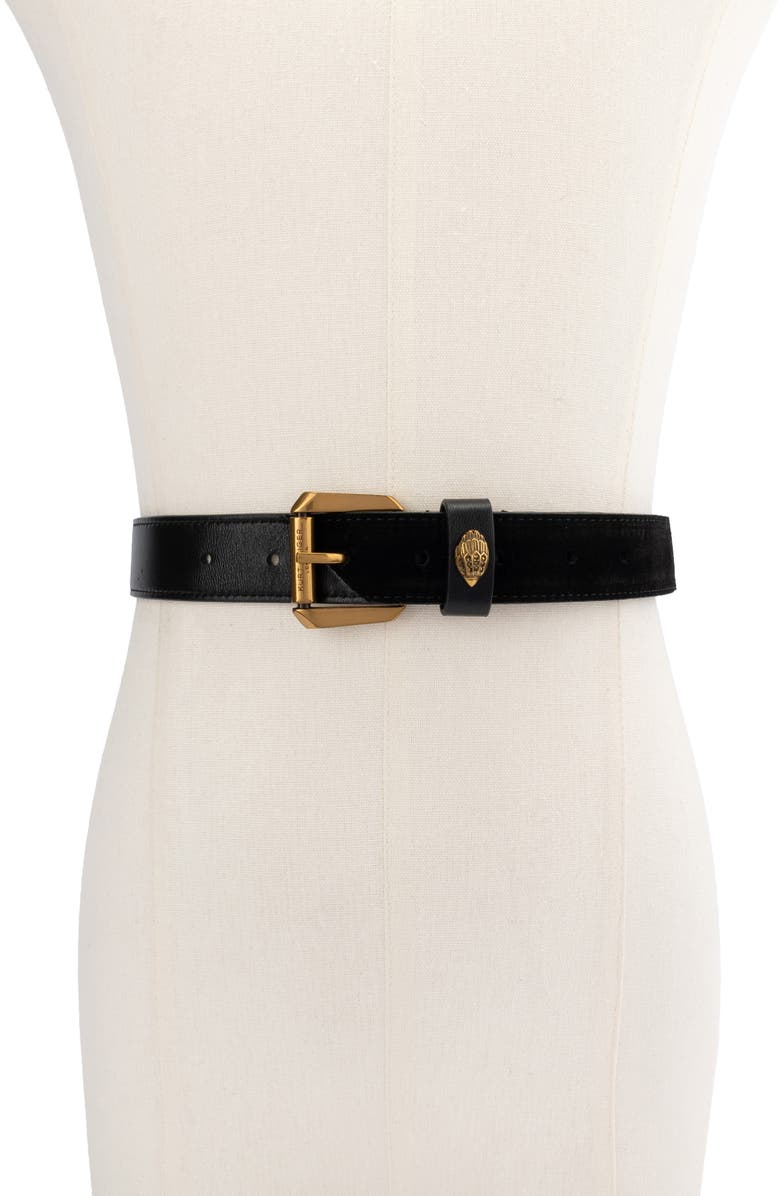 Kurt Geiger London Kensington Patchwork Leather Belt, Alternate, color, 