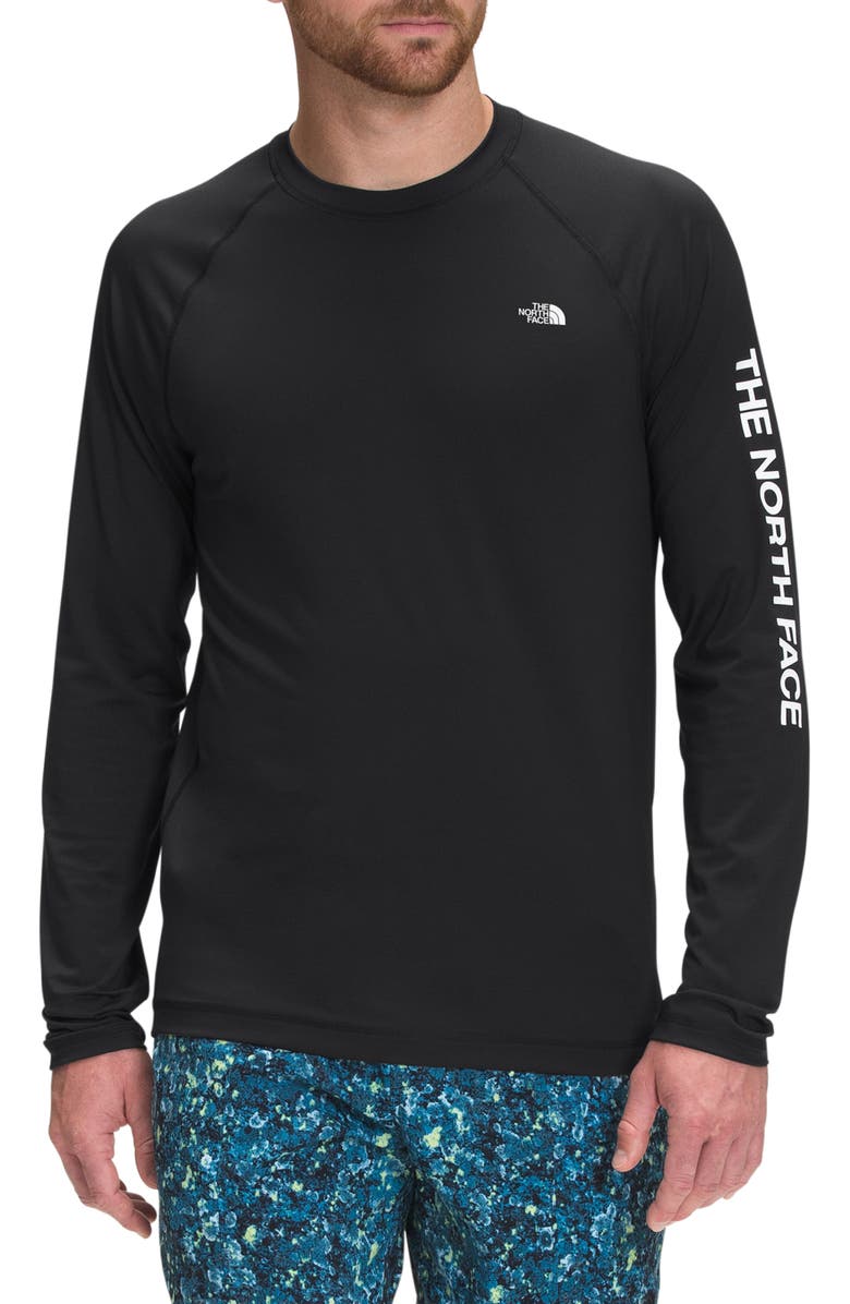 The North Face Logo Raglan Sleeve T-Shirt, Main, color, 