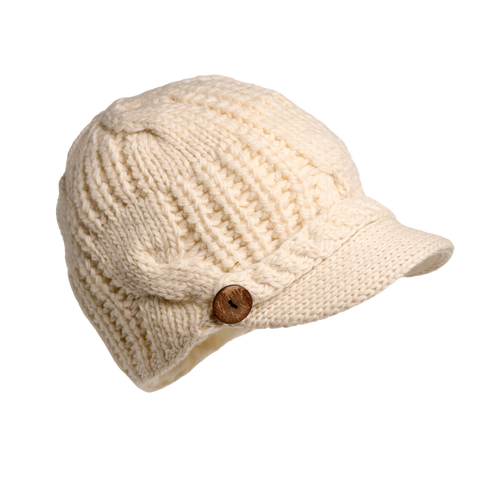 Nirvanna Designs Broadway Hat In White