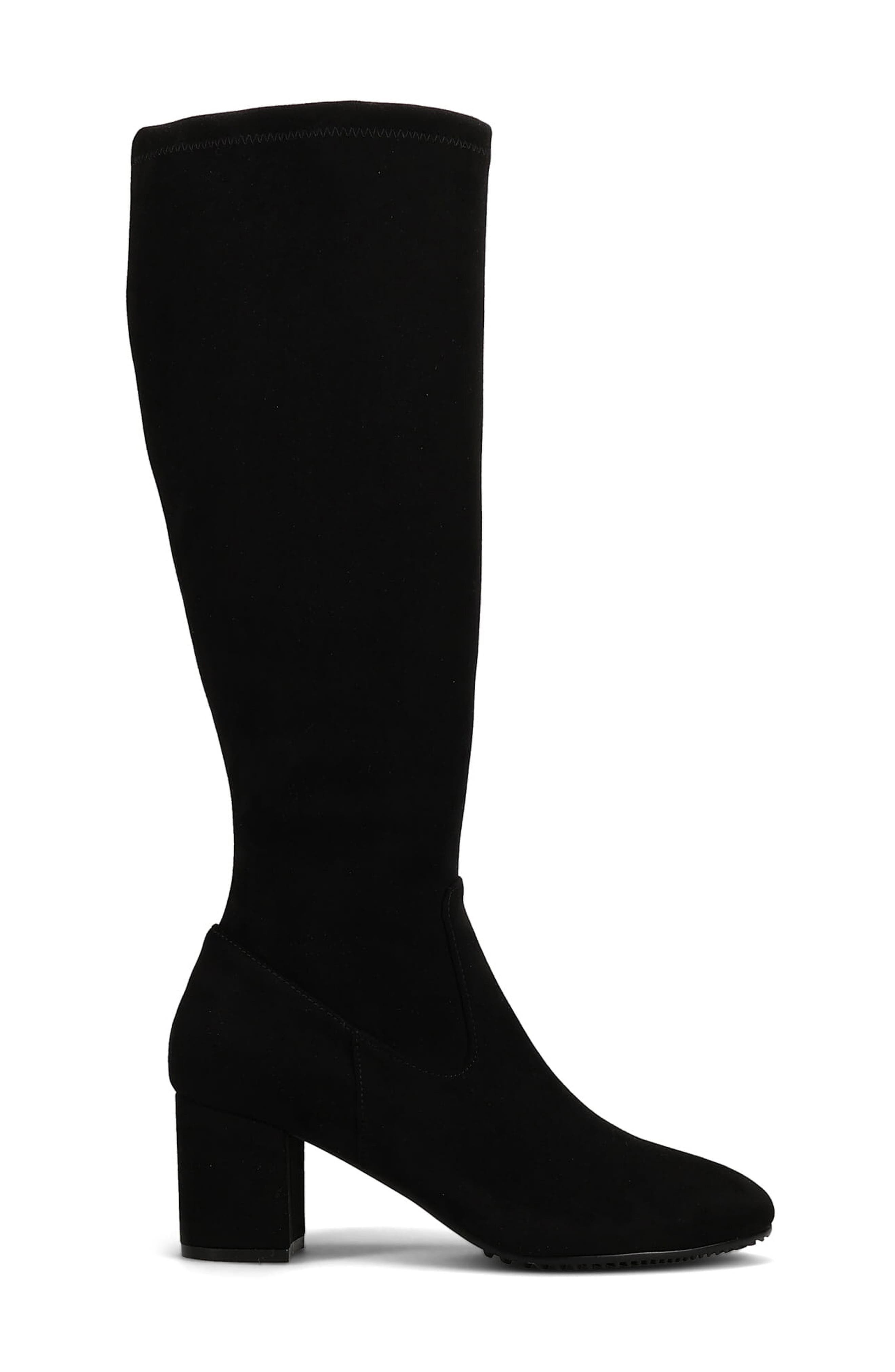 Sasha Knee High Boot, Alternate, color, BLACK