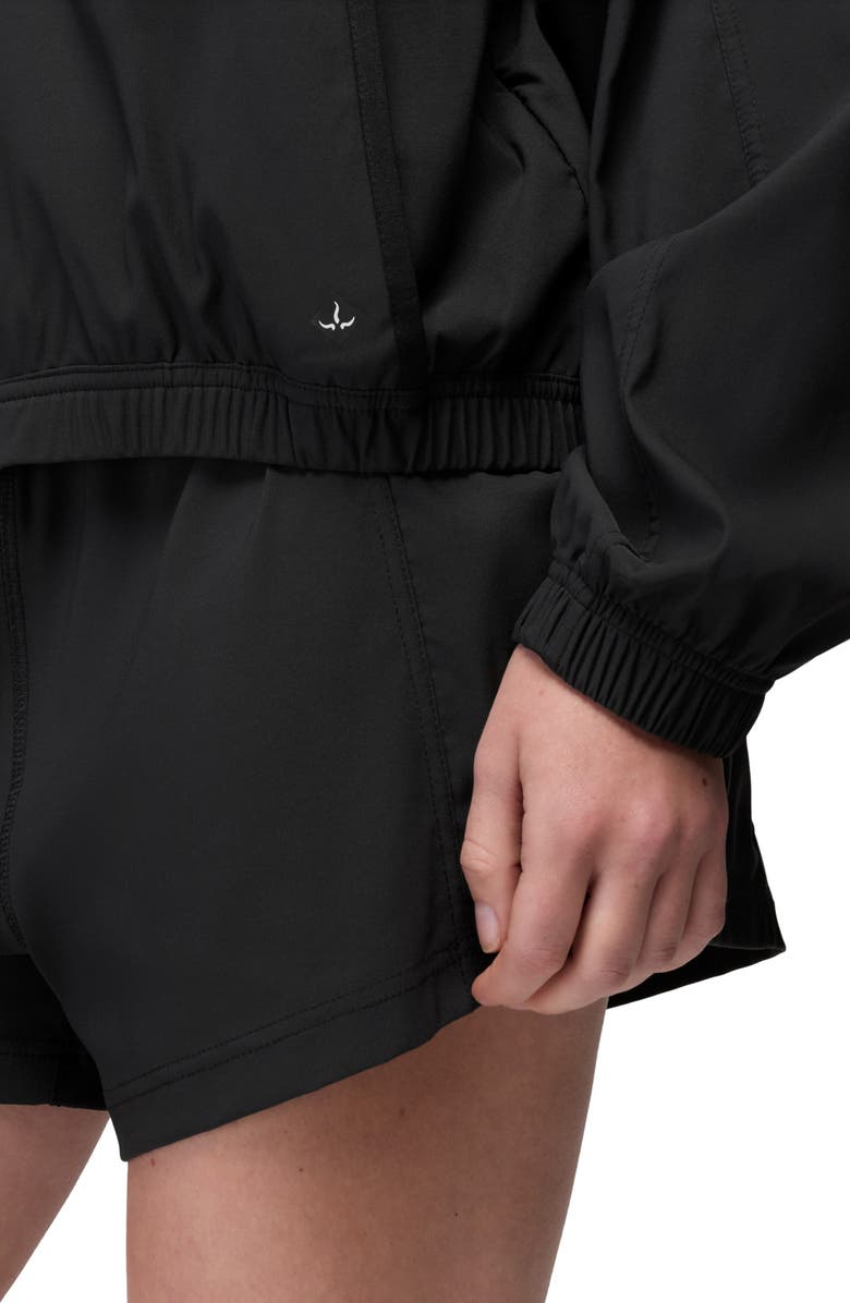 prAna Send Off Crop Jacket, Alternate, color, Black