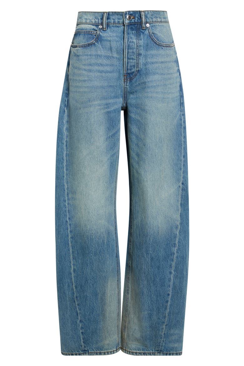 Float Mid Rise Relaxed Jeans, Alternate, color, TINTED MEDIUM INDIGO