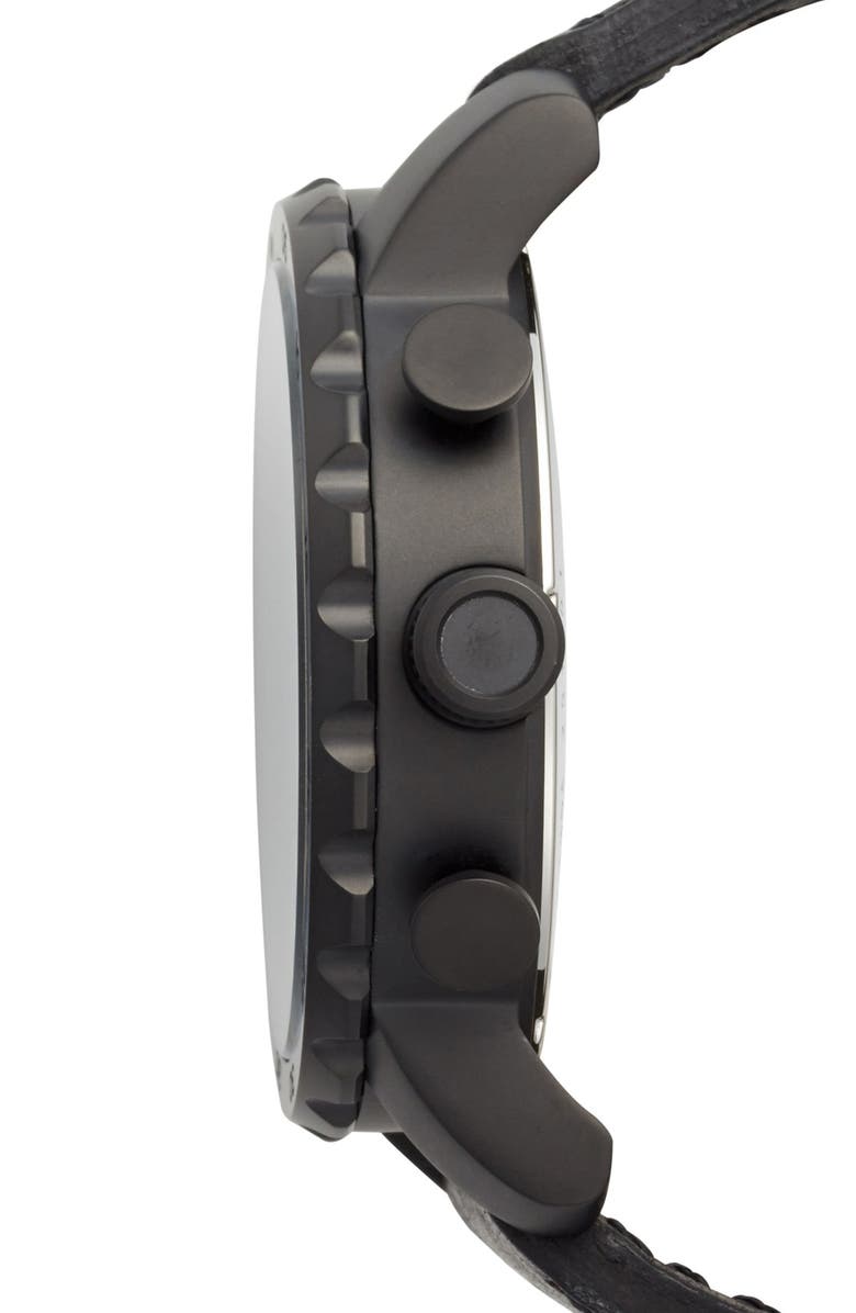 Fossil 'Nate IP' Chronograph Watch, 50mm, Alternate, color,