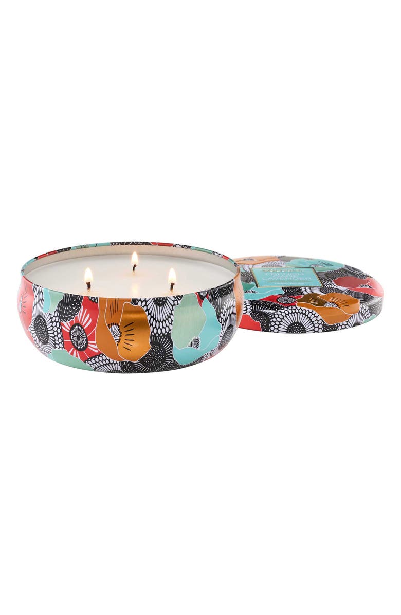Voluspa XXV Three-Wick Tin Candle, Main, color, 