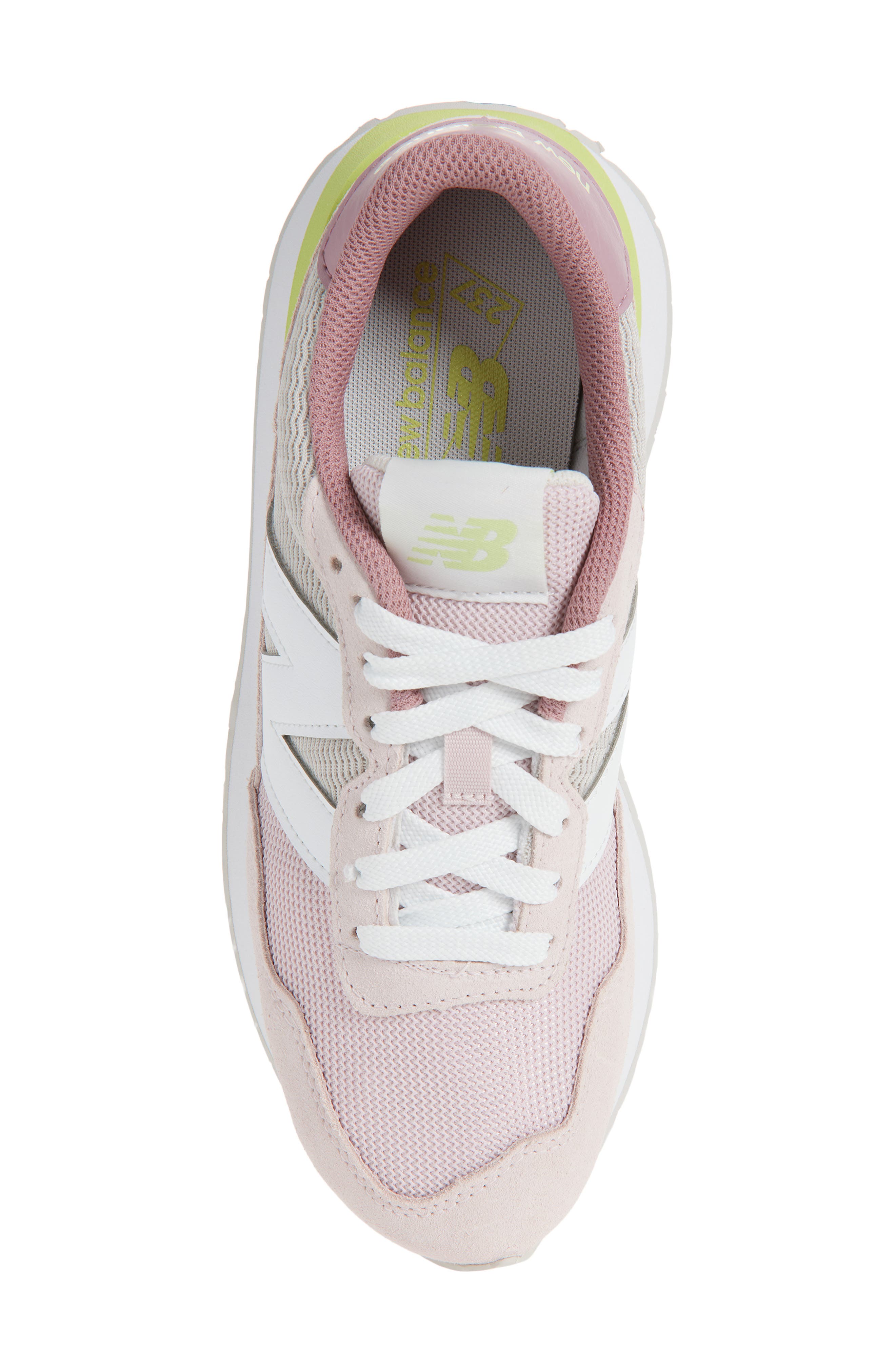 New Balance 237 Sneaker, Alternate, color, Stone Pink/ New Balance White