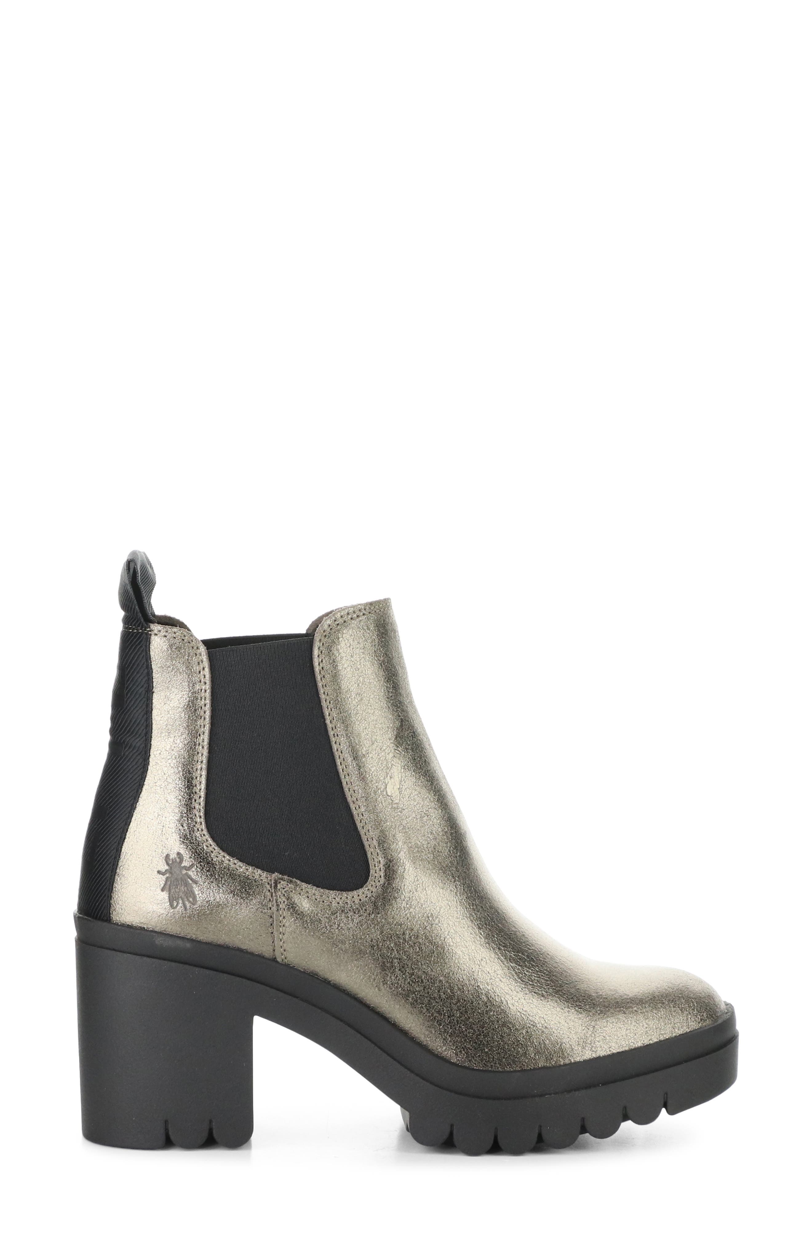 Fly London Tope Chelsea Boot, Alternate, color, Dark Gold