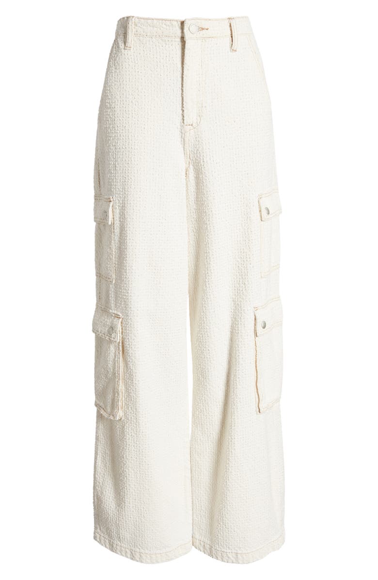 BLANKNYC The Franklin Hole Punch Wide Leg Cargo Pants, Alternate, color, 