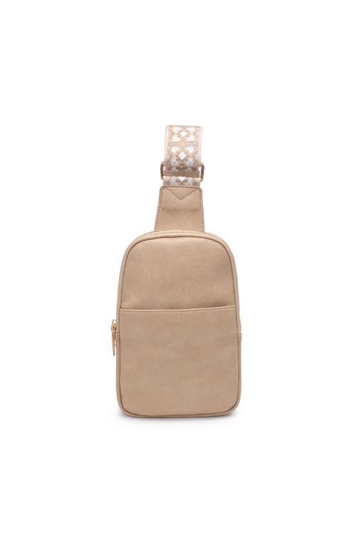 Moda Luxe Zuri Sling Backpack In Natural
