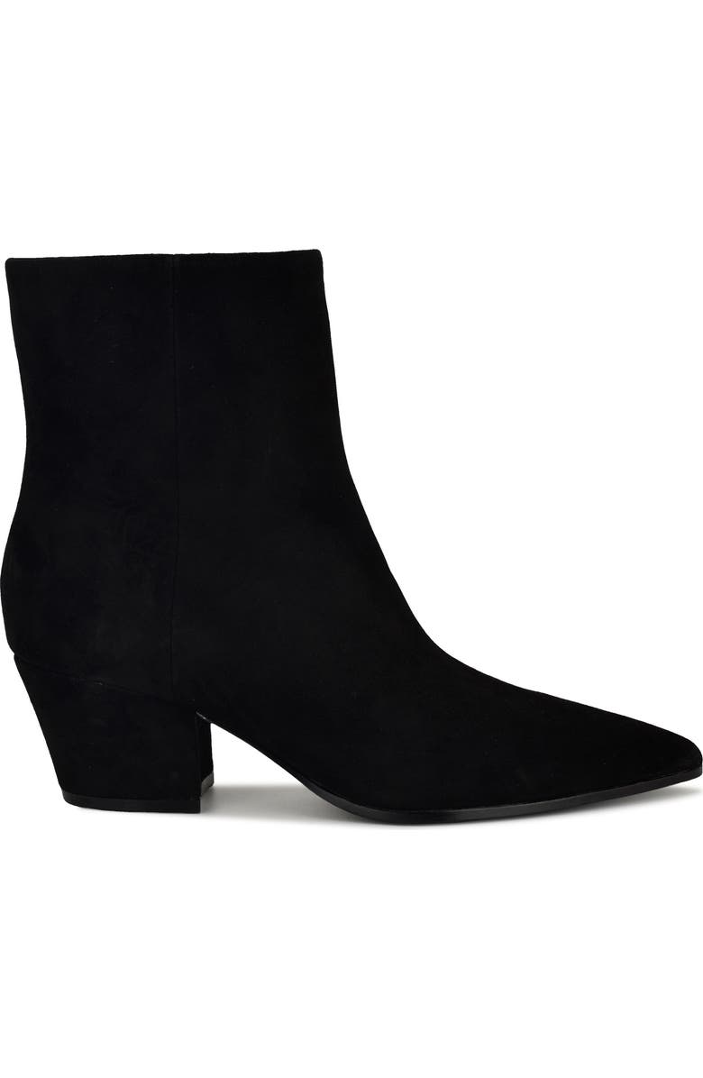 Nine West Savie Block Heel Bootie, Alternate, color, Black