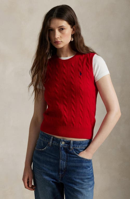 Polo Ralph Lauren Cable-knit Vest In White