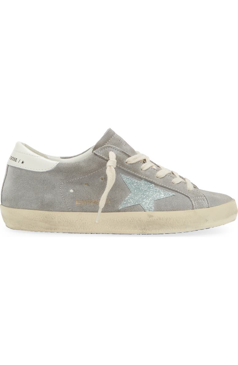 Golden Goose Super-Star Glitter Detail Low Top Sneaker, Alternate, color,