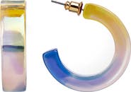 SAACHI Radiant Ombré Hoop Earrings