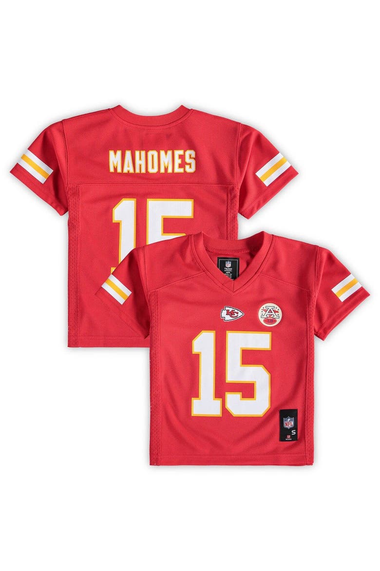 Preschool Patrick Mahomes Red Kansas City Chiefs Replica Player Jersey, Main, color, Red