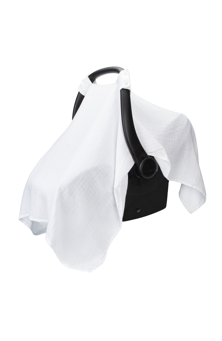 Comfy Cubs Baby Car Seat Cover, Main, color, White