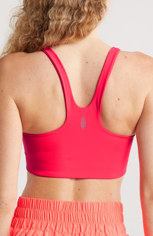 Free People Fp Movement Never Better Racerback Bra In Pink