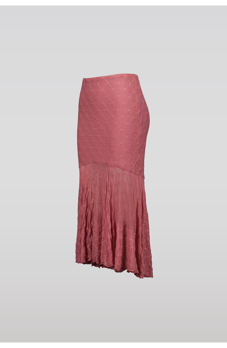 SAEMDI Crinkled Jersey Skirt, Alternate, color, Dusty Rose