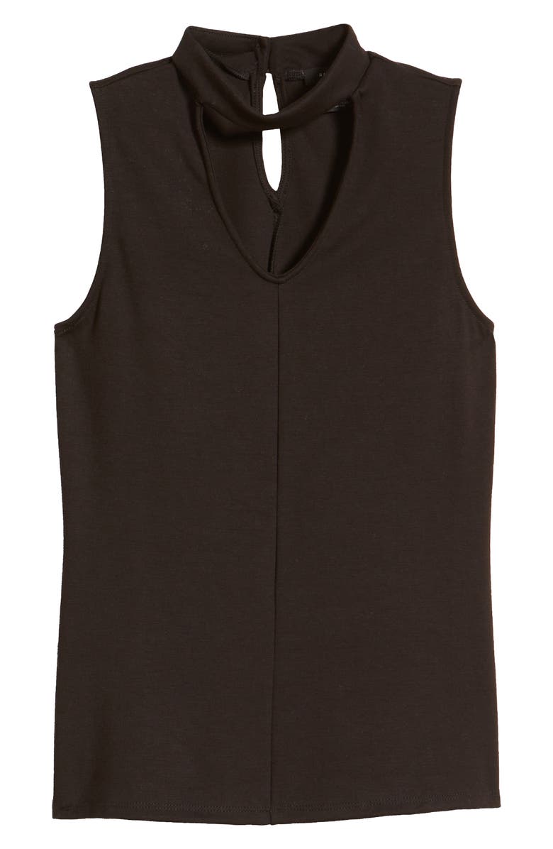 Halogen<sup>®</sup> Cutout Mock Neck Top, Alternate, color,