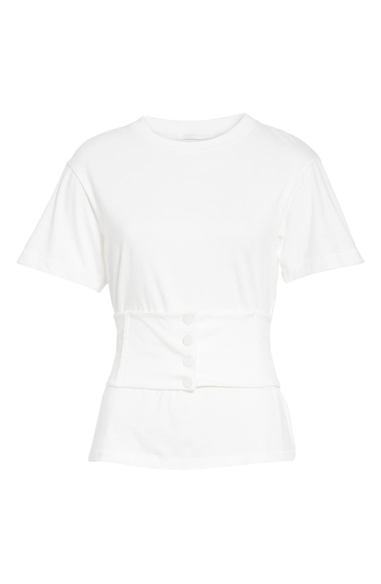Simkhai Jonathan Simkhai Corset Tee, Alternate, color, 