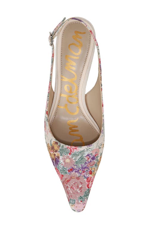 Shop Sam Edelman Bianka Slingback Pump In Summer Rose Multi