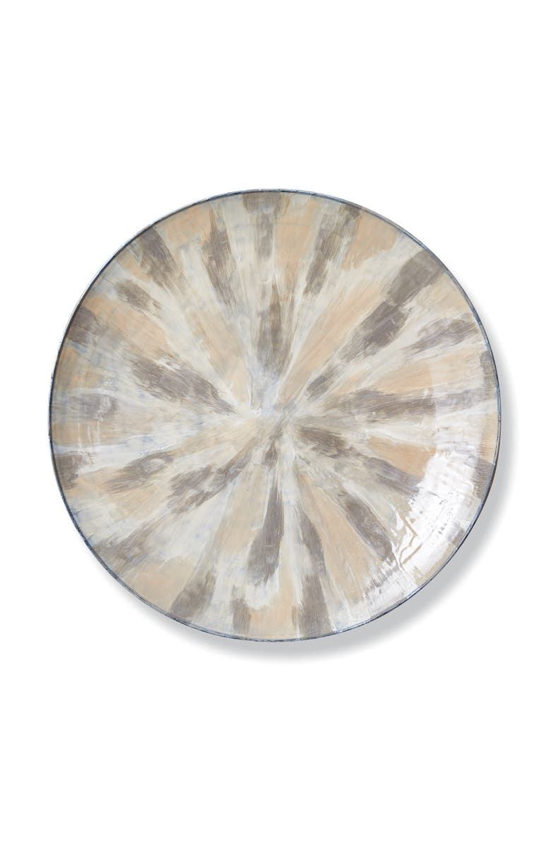 Napa Home & Garden Almeta Decorative Plate, Main, color, Grey