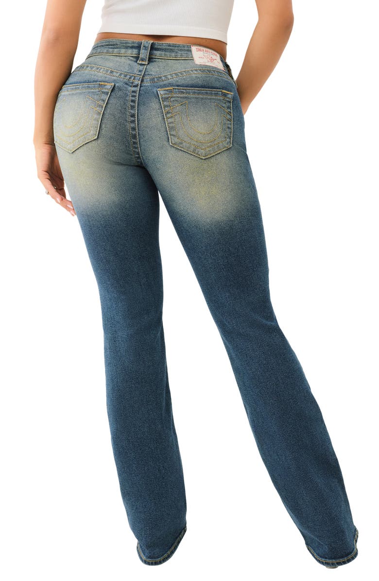 True Religion Becca Glitter Detail Bootcut Jeans, Alternate, color, Stadium Diem