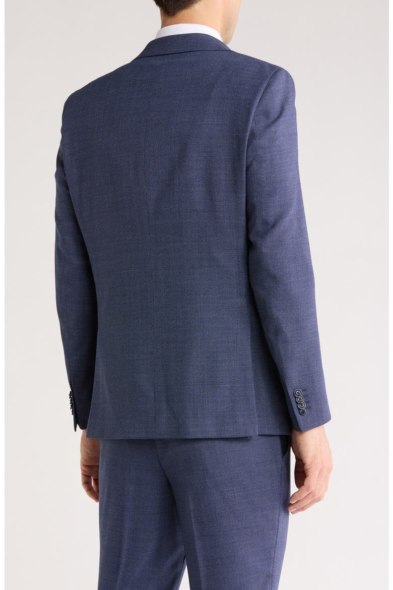Navy Birdseye Stretch Suit Jacket, Alternate, color, NAVY