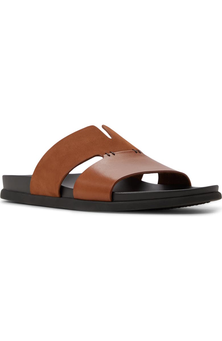 ALDO Marcelo Slide Sandal, Main, color, Cognac