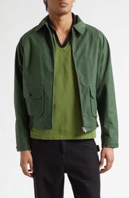 Bode Waxed Cotton Coach's Jacket