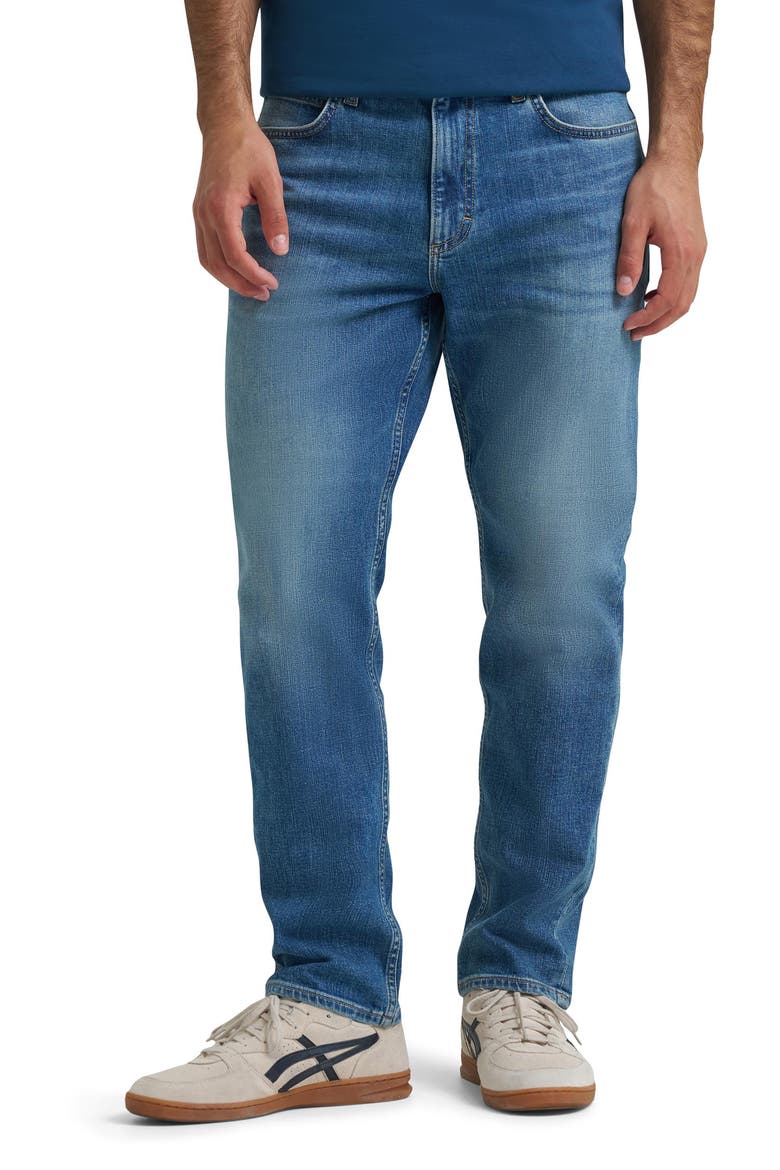 David Regular Tapered Jeans, Main, color, LOWLAND