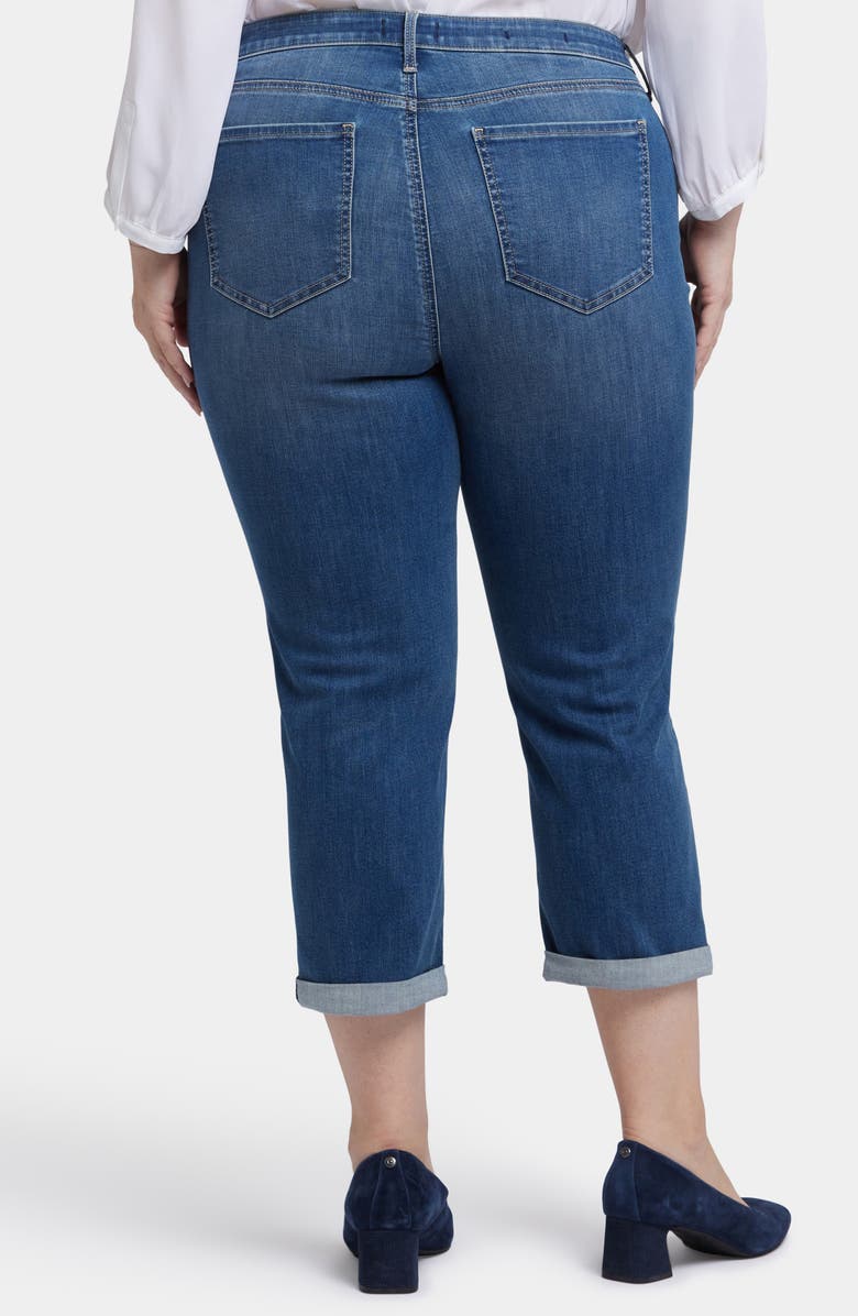 NYDJ Chloe Cuff Capri Jeans, Alternate, color, Costa Brava