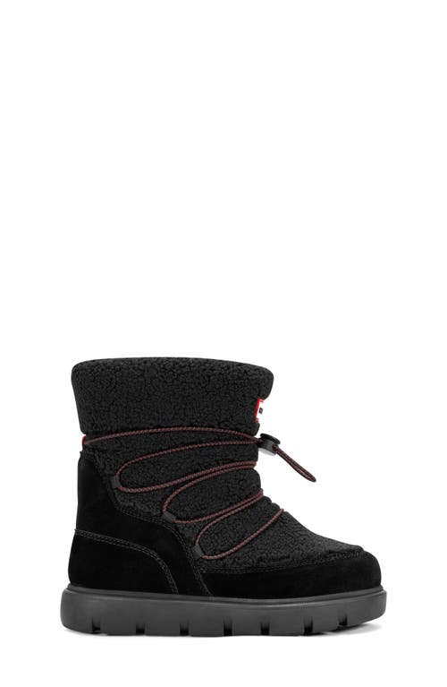 Hunter Kids' Cozy Boot In Black