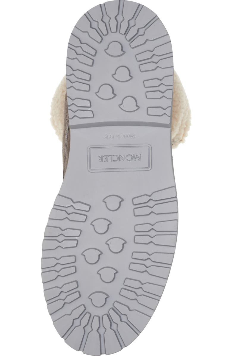 Moncler Patty Genuine Shearling Trim Boot, Alternate, color,