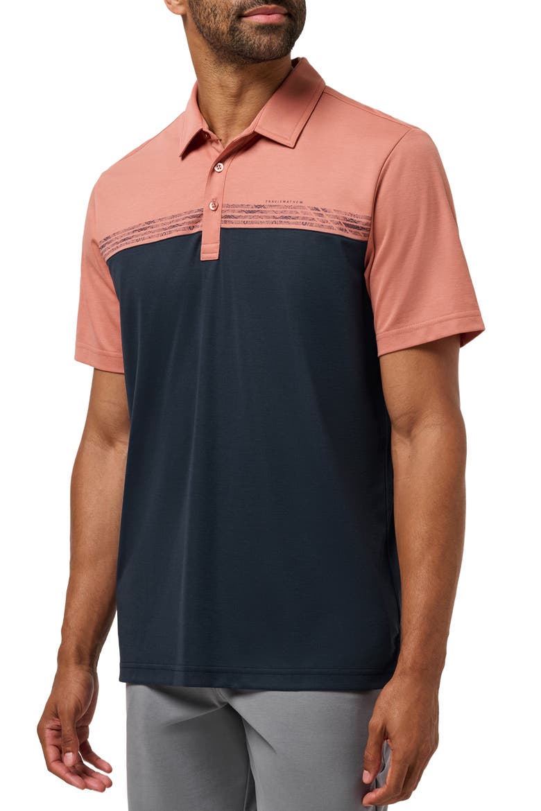 Society Rule Cotton Blend Polo, Alternate, color, BRICK DUST