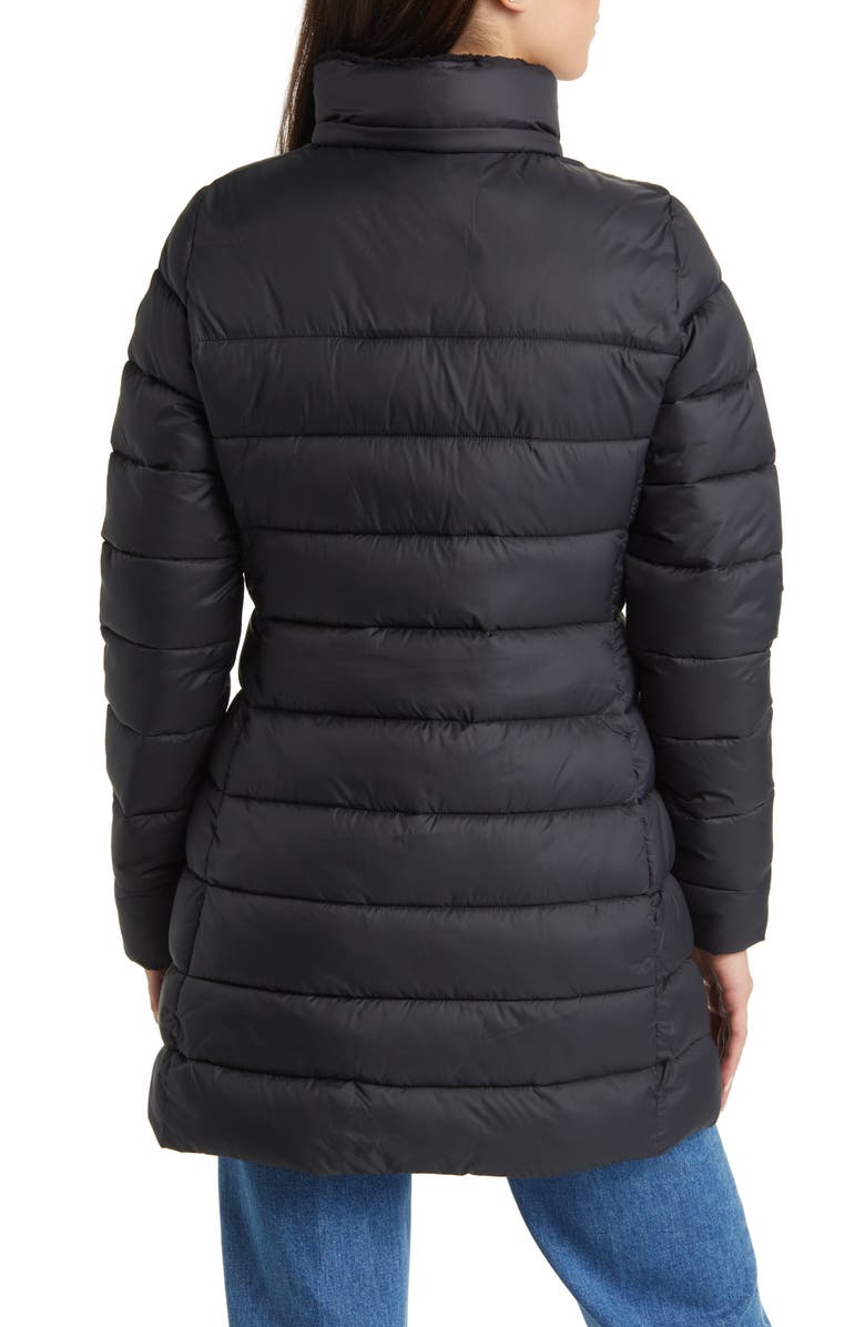 Save The Duck Joanne Hooded Longline Puffer Jacket, Alternate, color, 