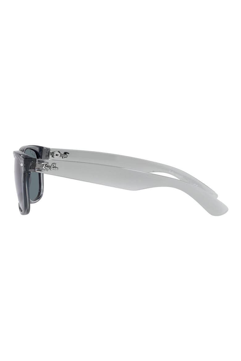 New Wayfarer 58mm Square Sunglasses, Alternate, color, GUNMETAL/ DARK GREY
