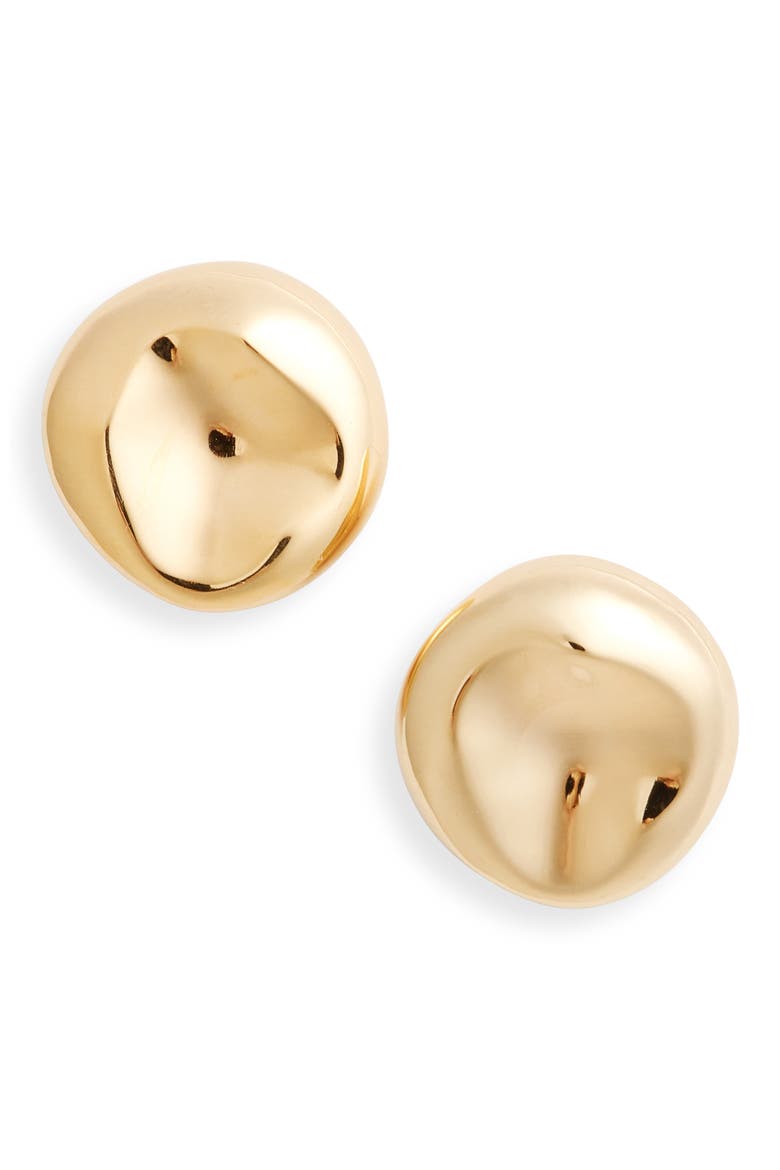 Bahari Stud Earrings, Main, color, GOLD