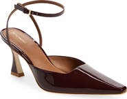 Reformation Natasha Ankle Strap Mesh Pump