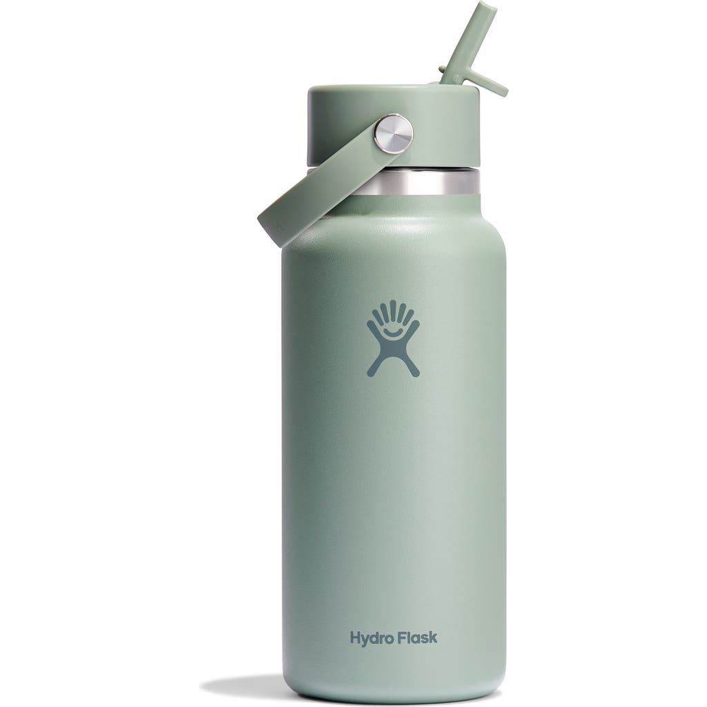 Hydro Flask 32-ounce Wide Mouth Flex Straw Cap Water Bottle In Agave