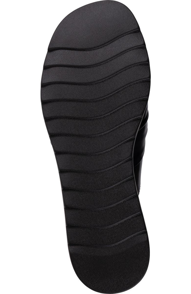 GOOD CHOICE NEW YORK Harlow Platform Wedge Slide Sandal, Alternate, color, Black