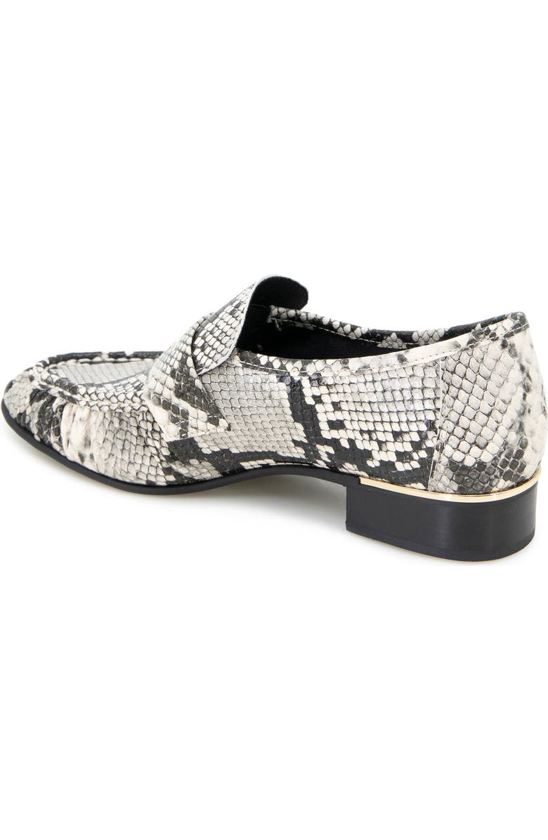 Kenneth Cole Reece Penny Loafer, Alternate, color, Black/ White Snake