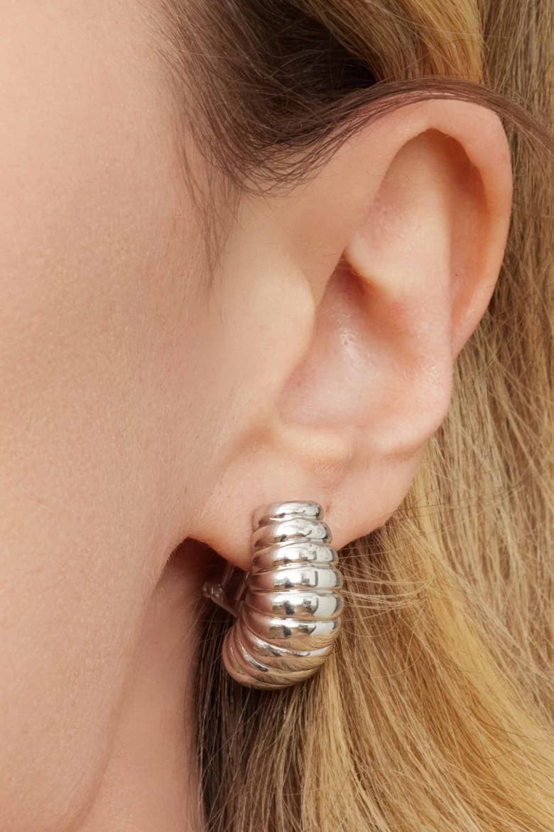 Lady Finger Drop Earrings in Sterling Silver, Alternate, color, Silver