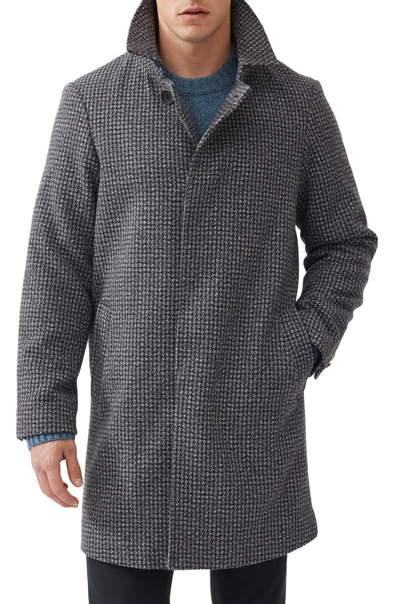 Rodd & Gunn Hundalee Houndstooth Overcoat, Main, color,