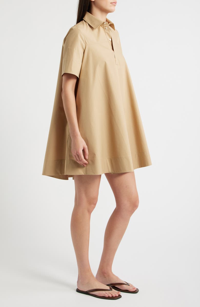 Polo Ralph Lauren Cotton Trapeze Shirtdress, Alternate, color, Rl Khaki