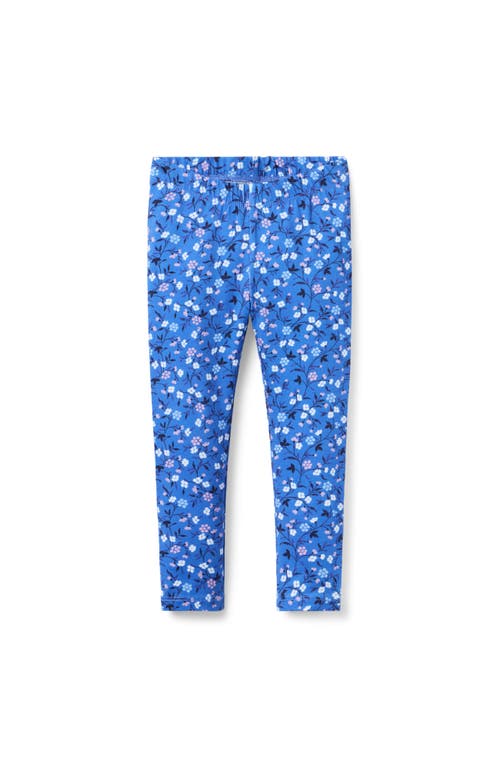 Janie And Jack The Everyday Floral Legging In Blue