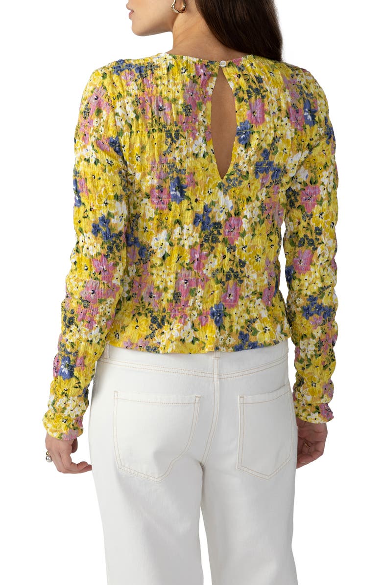 Sanctuary Floral Smocked Top, Alternate, color, 