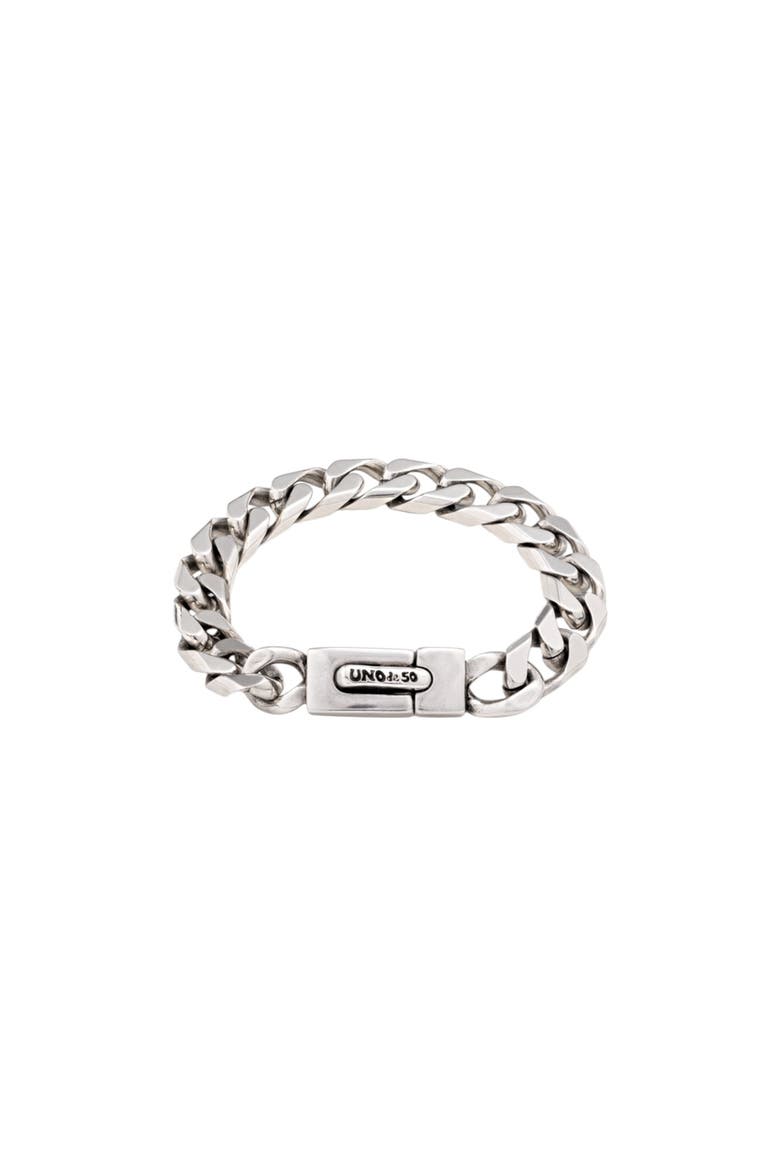 Curb Chain Toggle Necklace, Alternate, color, Silver