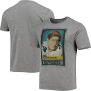 NFL Men's Bob Lilly Heathered Gray Dallas Cowboys Name & Number Tri-Blend T-Shirt