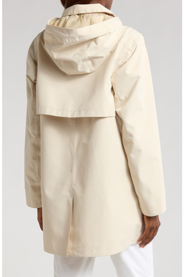 Lilja Hooded Raincoat, Alternate, color, CREAM
