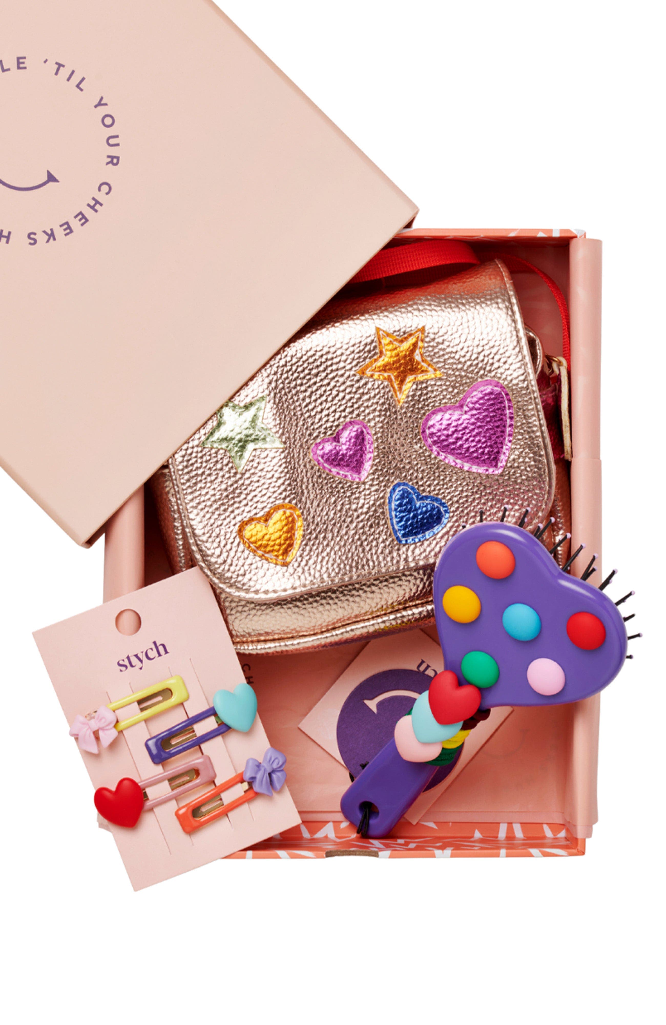 Stych Heart Bag and Accessories Gift Box, Main, color, 